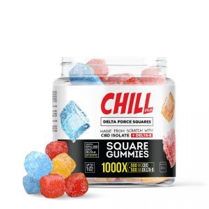 Chill Plus Delta Force Squares Gummies