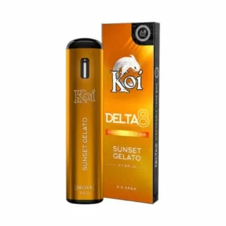 Sunset Gelato Delta-8 THC Vape za jednokratnu upotrebu