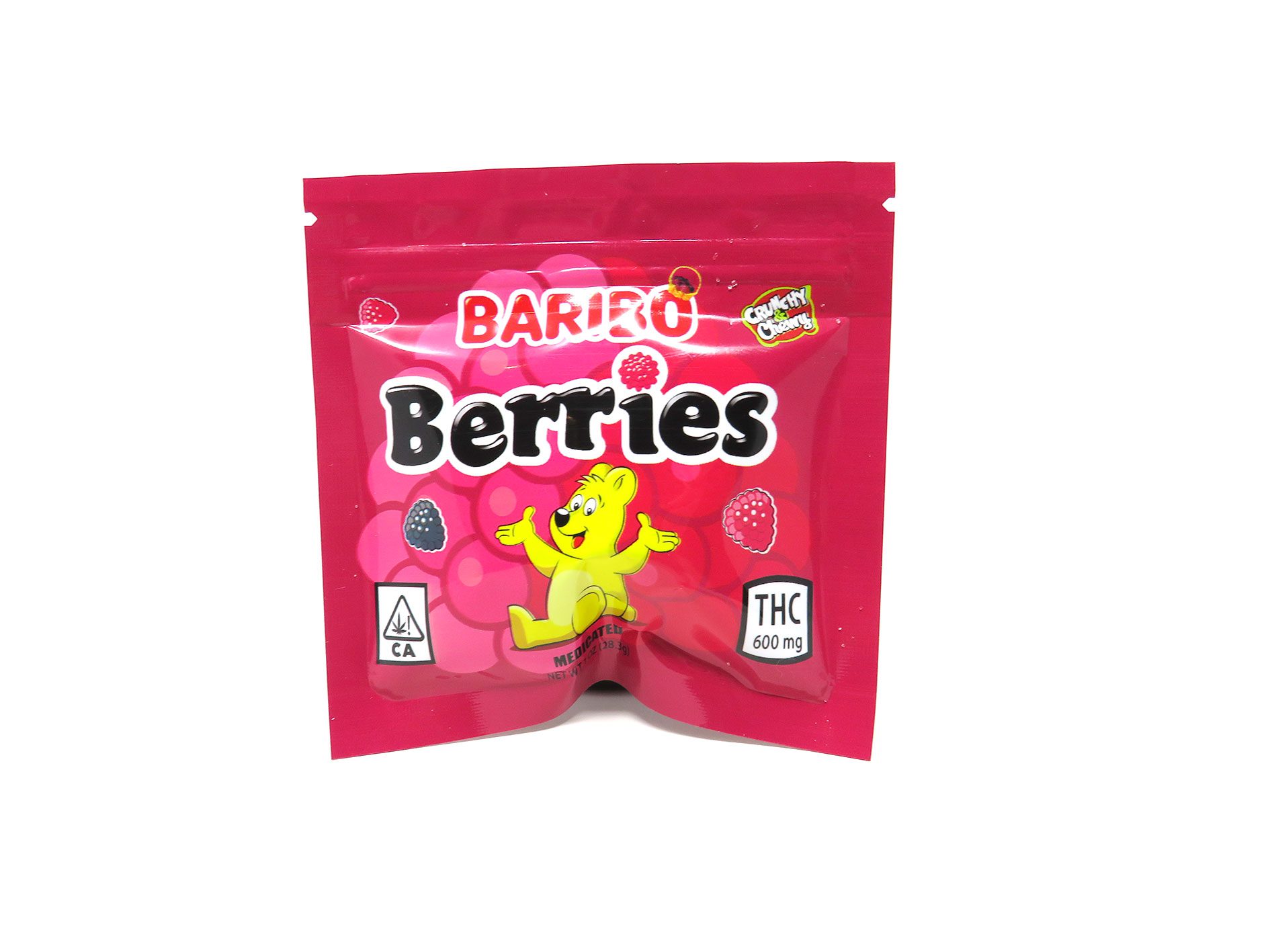 Baribo Crunchy THC Raspberries