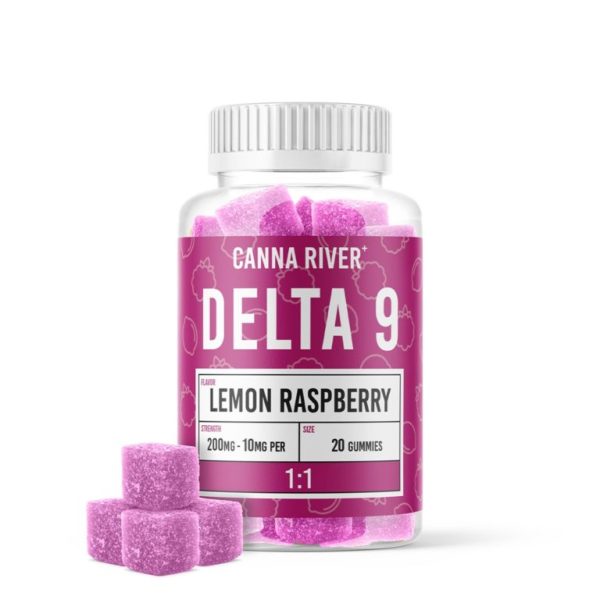 Lemon Raspberry Canna River Delta 9 Gummies