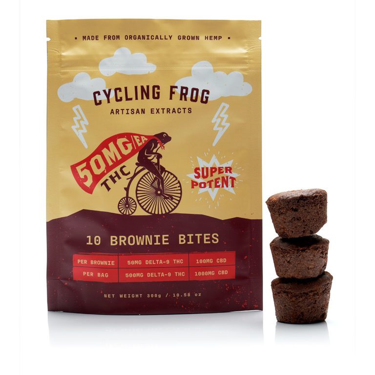 Brownies de Chocolate com THC de Sapo Ciclismo