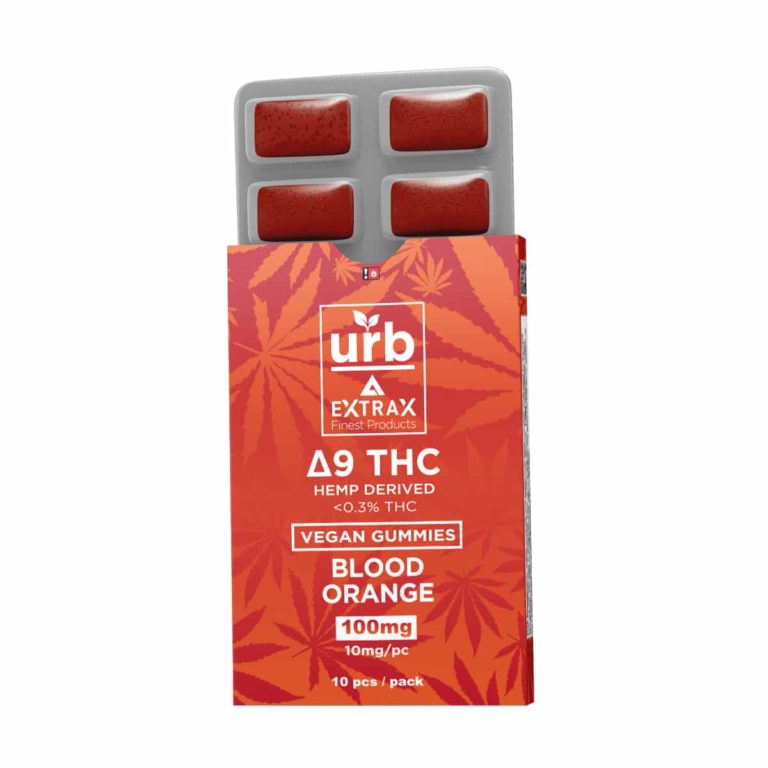 Gomas de THC de laranja vermelha Urb Extrax Delta 9