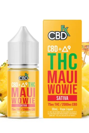 CBD + Delta-9 THC Vape Juice: Maui Wowie