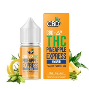 CBD + Delta-9 THC Vape Juice - Pineapple Express