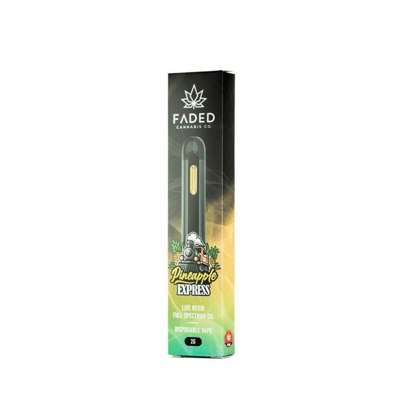 Faded Cannabis Co 2mL Live Resin Vape Pens
